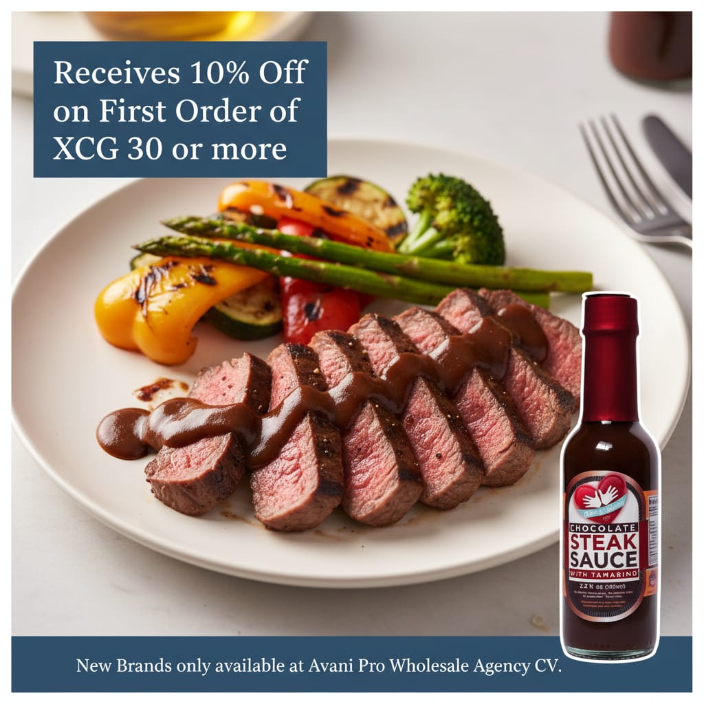 Chocolate Tamarind Steak Sauce with Mushrooms - 100% Natural Ingredients