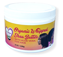 Organic Whipped Shea Butter with Aloe Vera (Hair) 8 oz - 226.79 gram